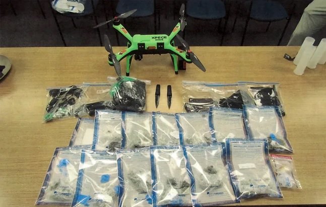 DOCCS-incauta-dron-contenia-contrabando-y-sobrevolaba-carcel-en-NY_-dominicanos-guardan-prision-alli