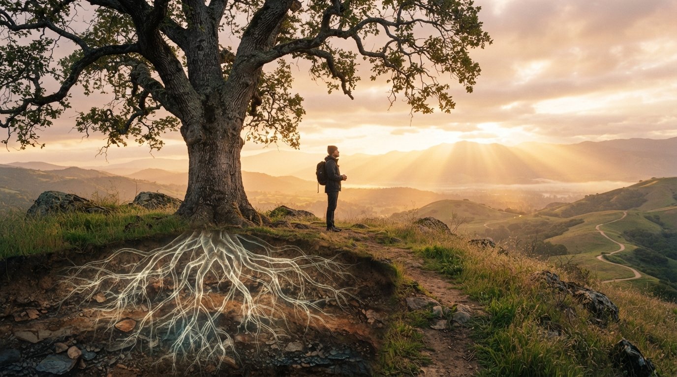 Sunrise_illuminating_tree_roots_man_202608051652 Sunrise_illuminating_tree_roots_man_202608051652