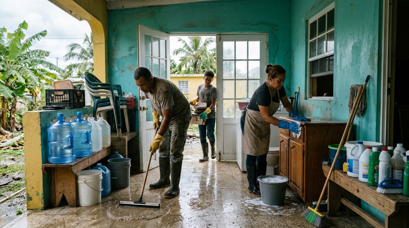 Family_cleaning_home_after_rain_8da5ec3c Family_cleaning_home_after_rain_8da5ec3c