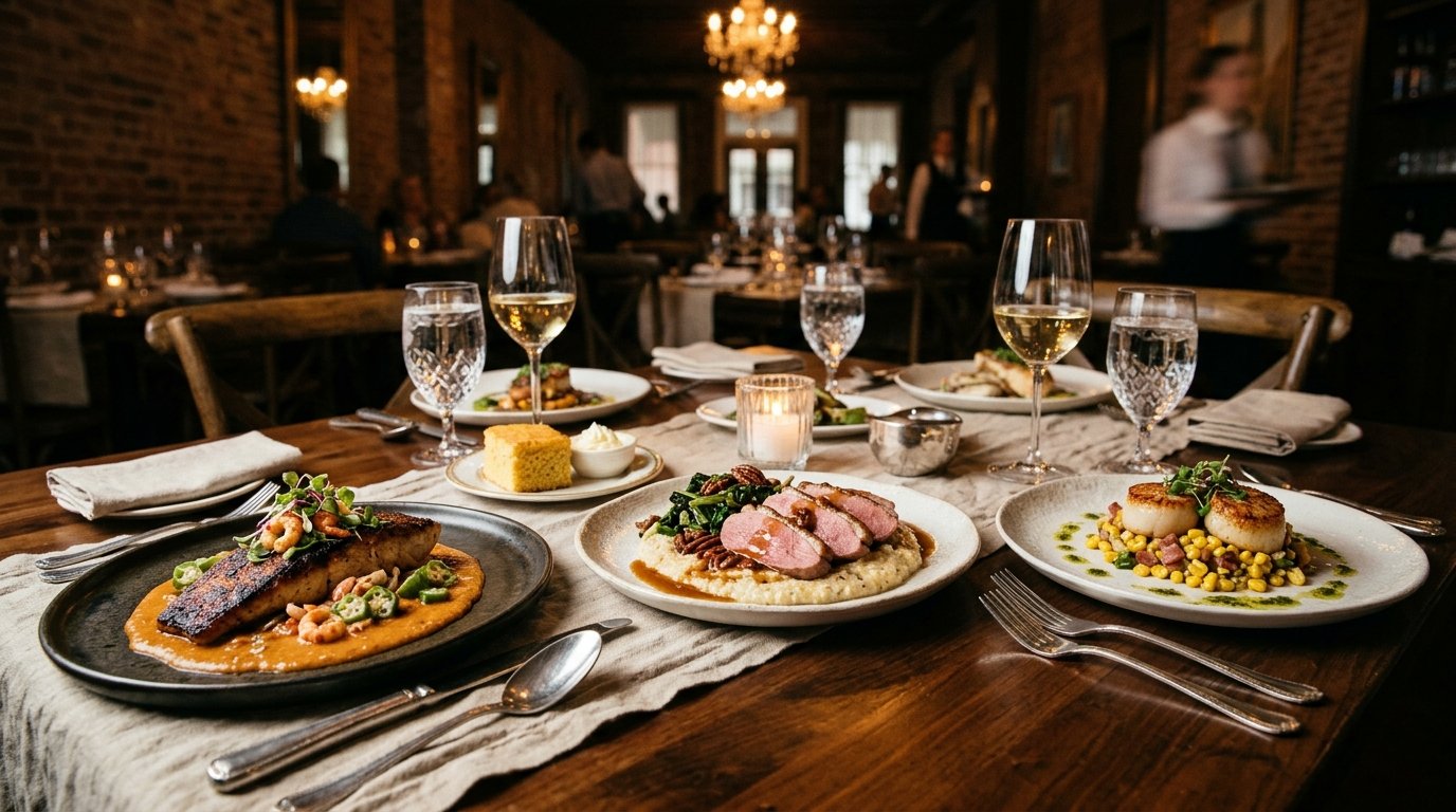 Fine_dining_dishes_on_table_38a11fa2 Fine_dining_dishes_on_table_38a11fa2